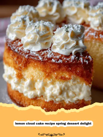 Divine Lemon Cloud Cake: Your Ultimate Spring Dessert Delight!
