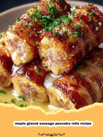 Irresistible Maple Glazed Sausage Pancake Rolls: Your New Favorite Brunch!