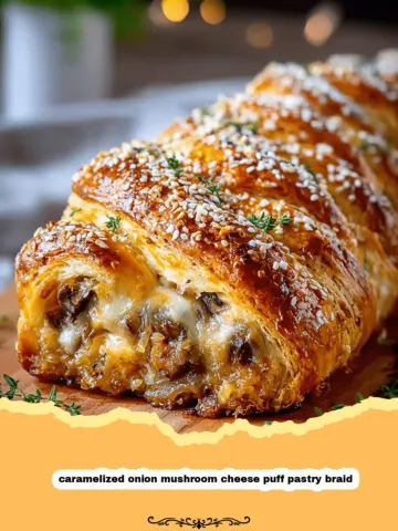 The Ultimate Caramelized Onion Mushroom Cheese Puff Pastry Braid 8 The Ultimate Caramelized Onion Mushroom Cheese Puff Pastry Braid