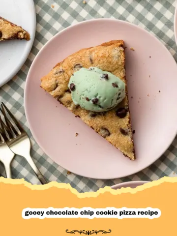 The Ultimate Gooey Chocolate Chip Cookie Pizza: A Dessert Lover’s Dream