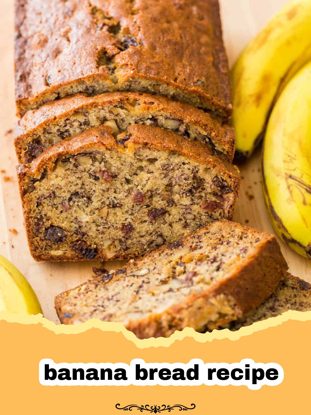 The Ultimate Moist Banana Bread: A Family Favorite Recipe 3 A perfectly baked loaf of moist banana bread with a golden-brown crust, sliced and ready to serve.