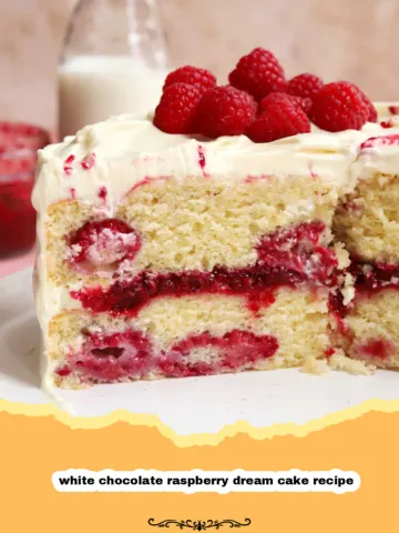 The Ultimate White Chocolate Raspberry Dream Cake: A Symphony of Sweet & Tart!