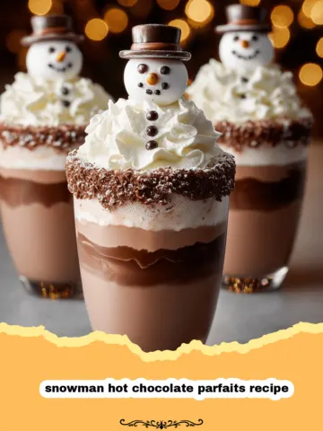 Cozy Winter Delight: Whimsical Snowman Hot Chocolate Parfaits for Festive Fun! 16 Cozy Winter Delight: Whimsical Snowman Hot Chocolate Parfaits for Festive Fun!