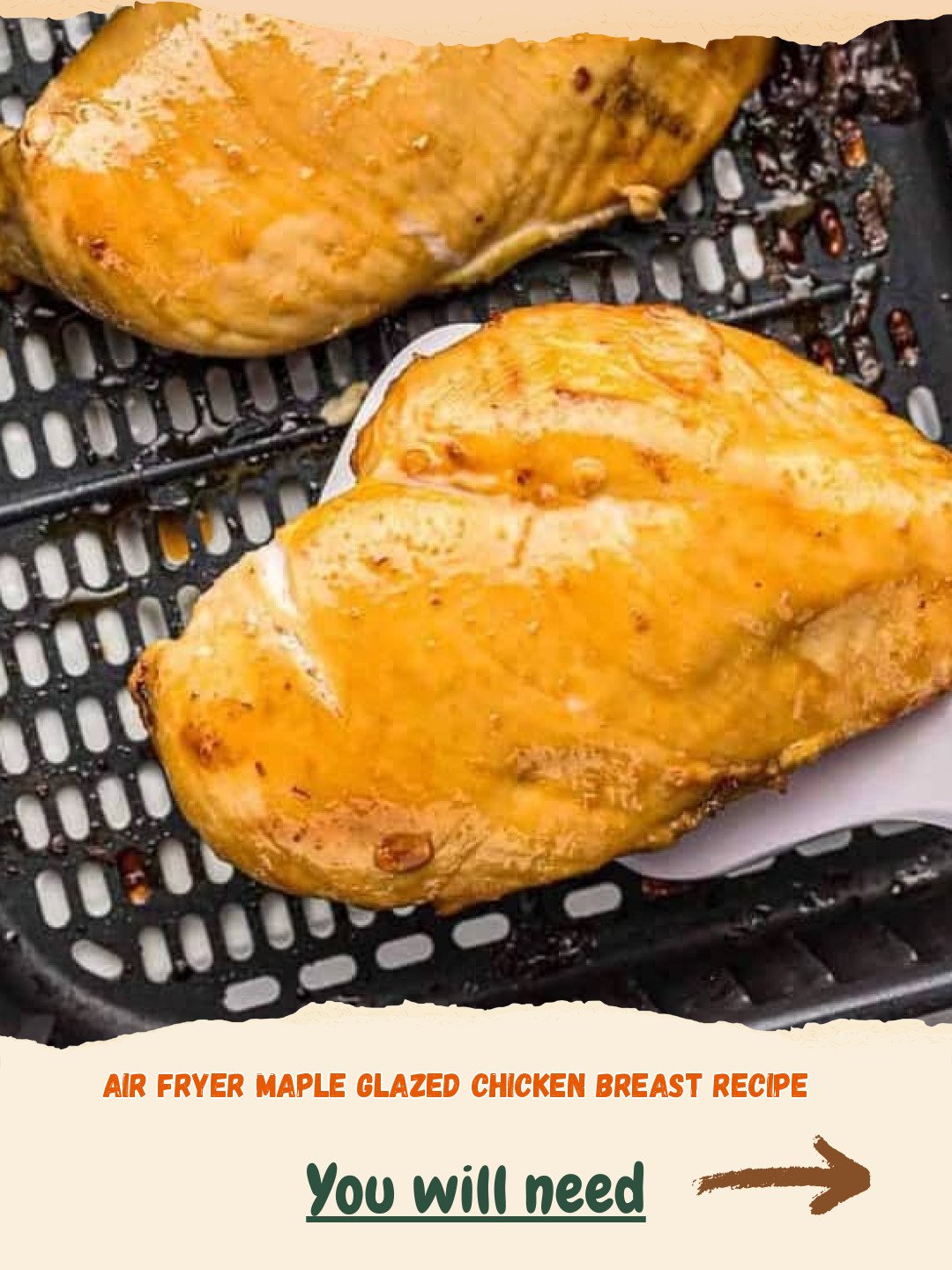 Air Fryer Maple Glazed Chicken Breast Preparation