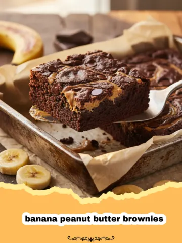 The Ultimate Fudgy Banana Peanut Butter Brownies 3 The Ultimate Fudgy Banana Peanut Butter Brownies