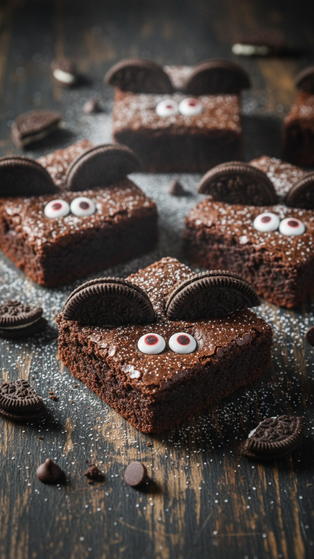 Spooky and Fudgy Bat Wing Brownies Recipe 4 Bat Wing Brownies Preparation