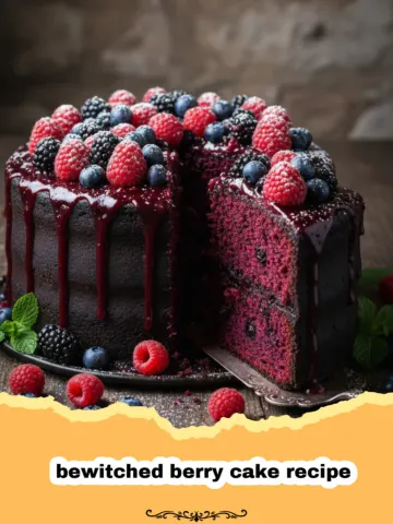 Magical Bewitched Berry Cake Recipe with a Gothic Twist