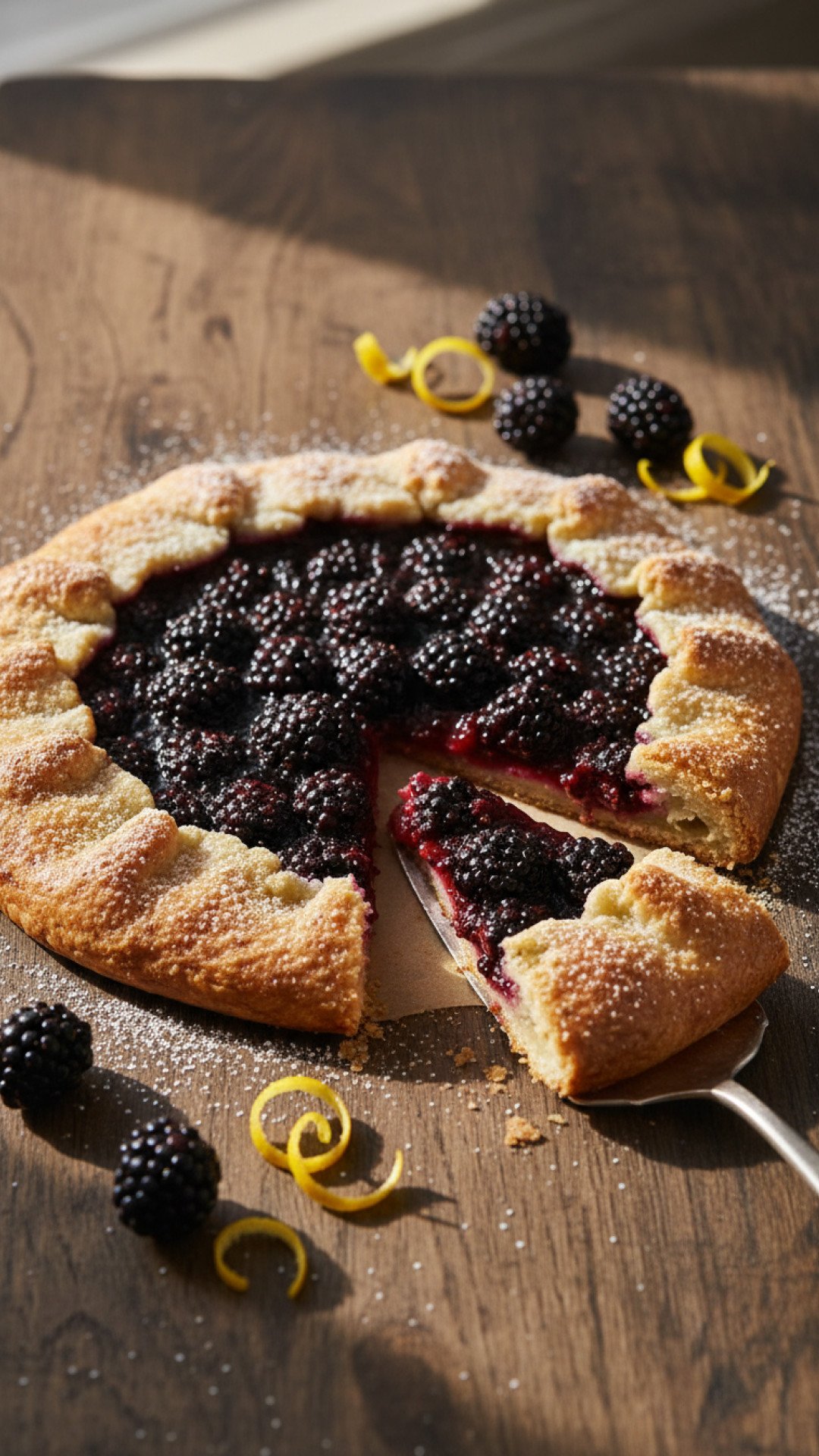 Blackberry Galette Preparation