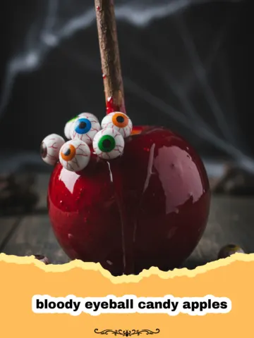 Bloody Eyeball Candy Apples: A Ghoulishly Sweet Halloween Treat