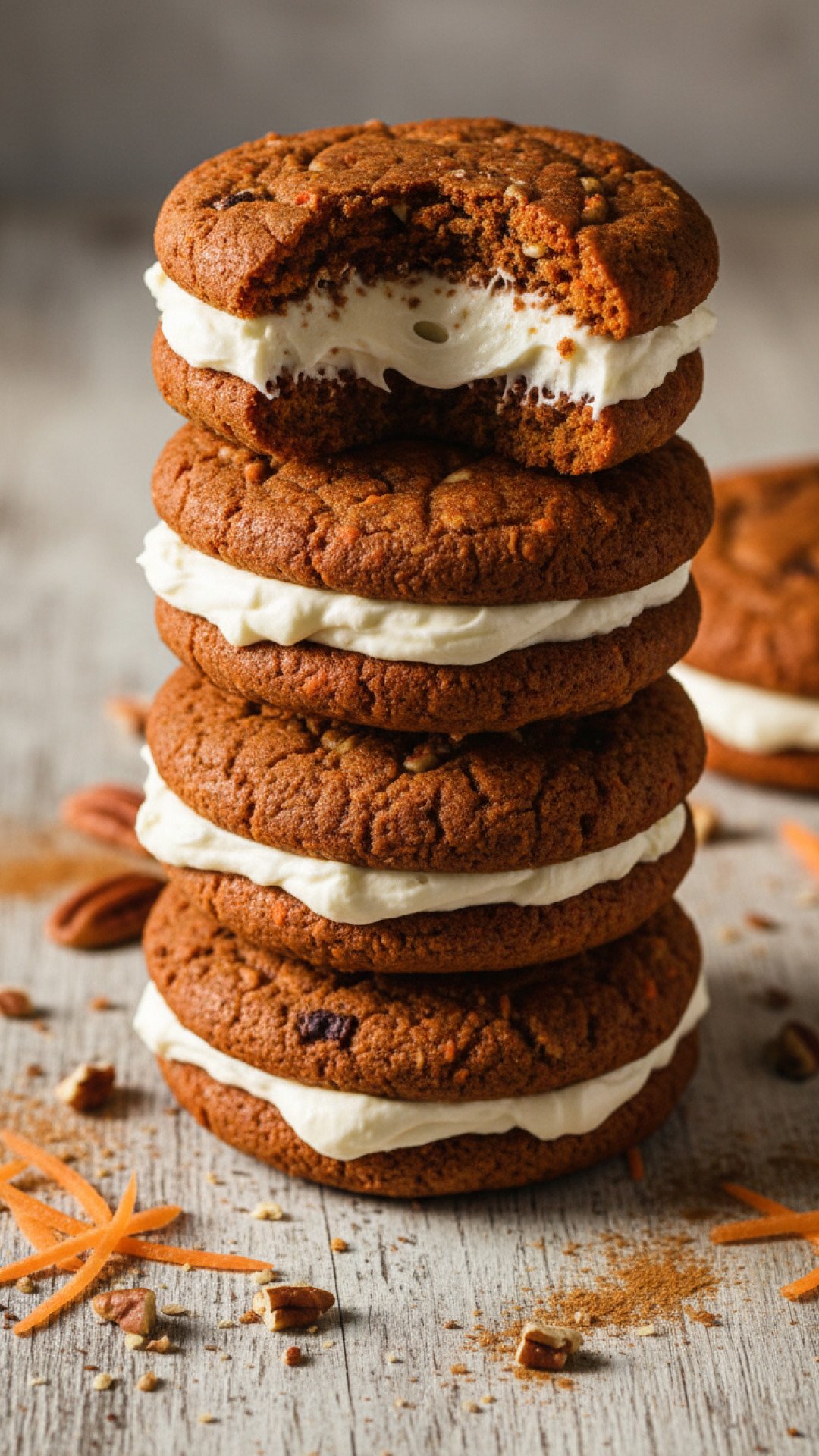 Carrot Cake Whoopie Pies Preparation