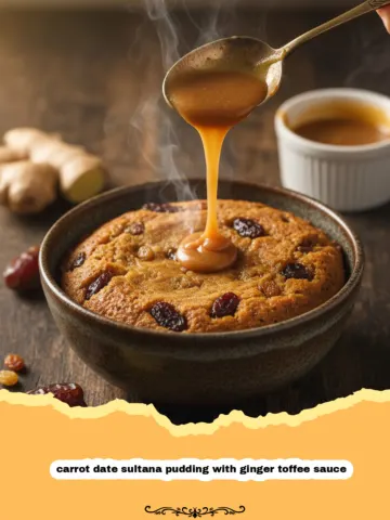 Ultimate Carrot Date Sultana Pudding with Ginger Toffee Sauce 2 Ultimate Carrot Date Sultana Pudding with Ginger Toffee Sauce