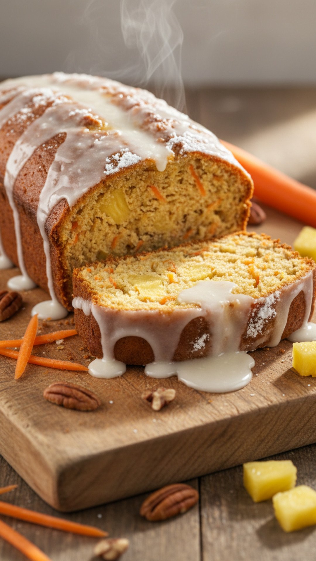 Carrot Pineapple Bread Preparation