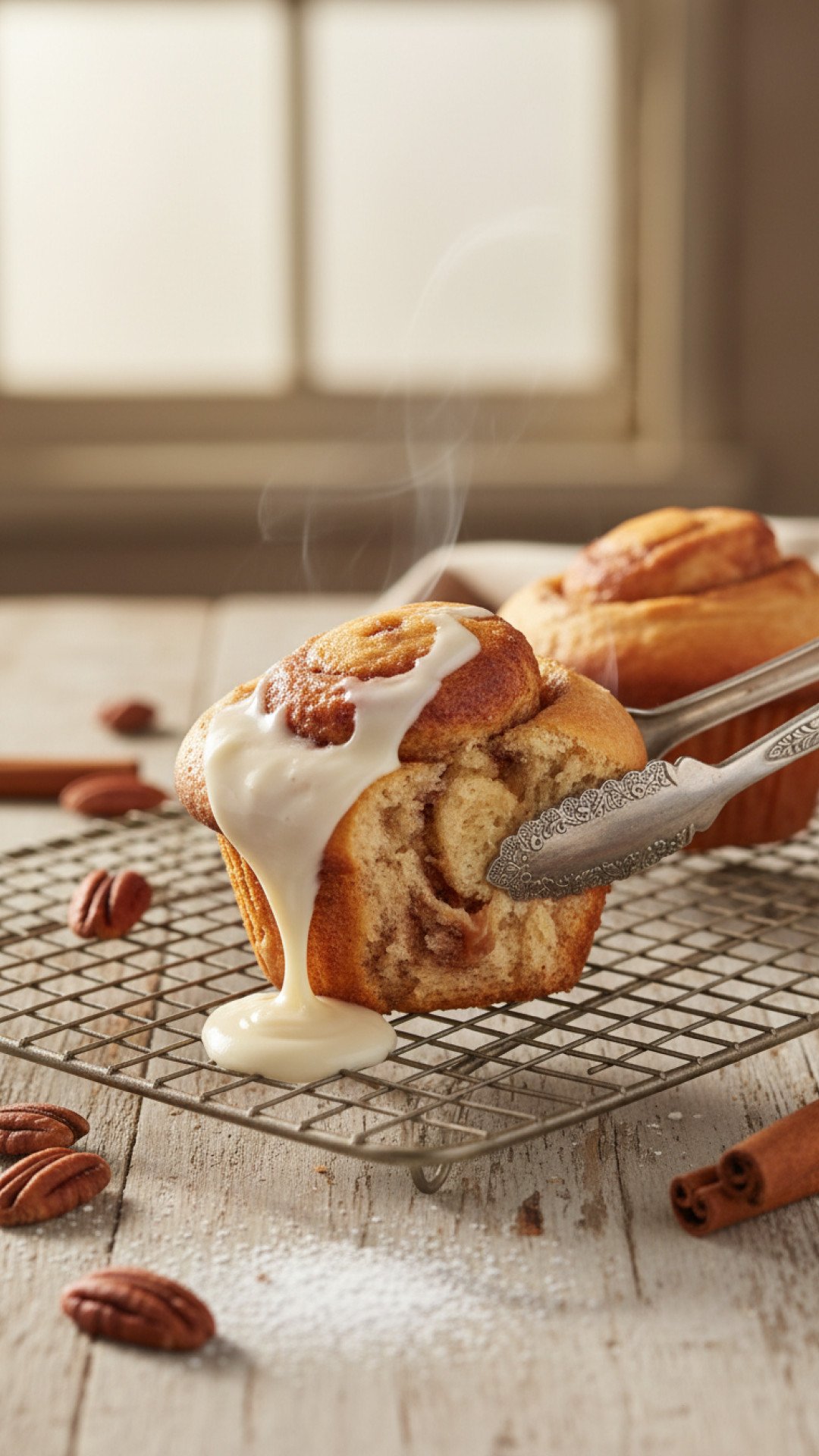 Cinnamon Roll Muffins Preparation