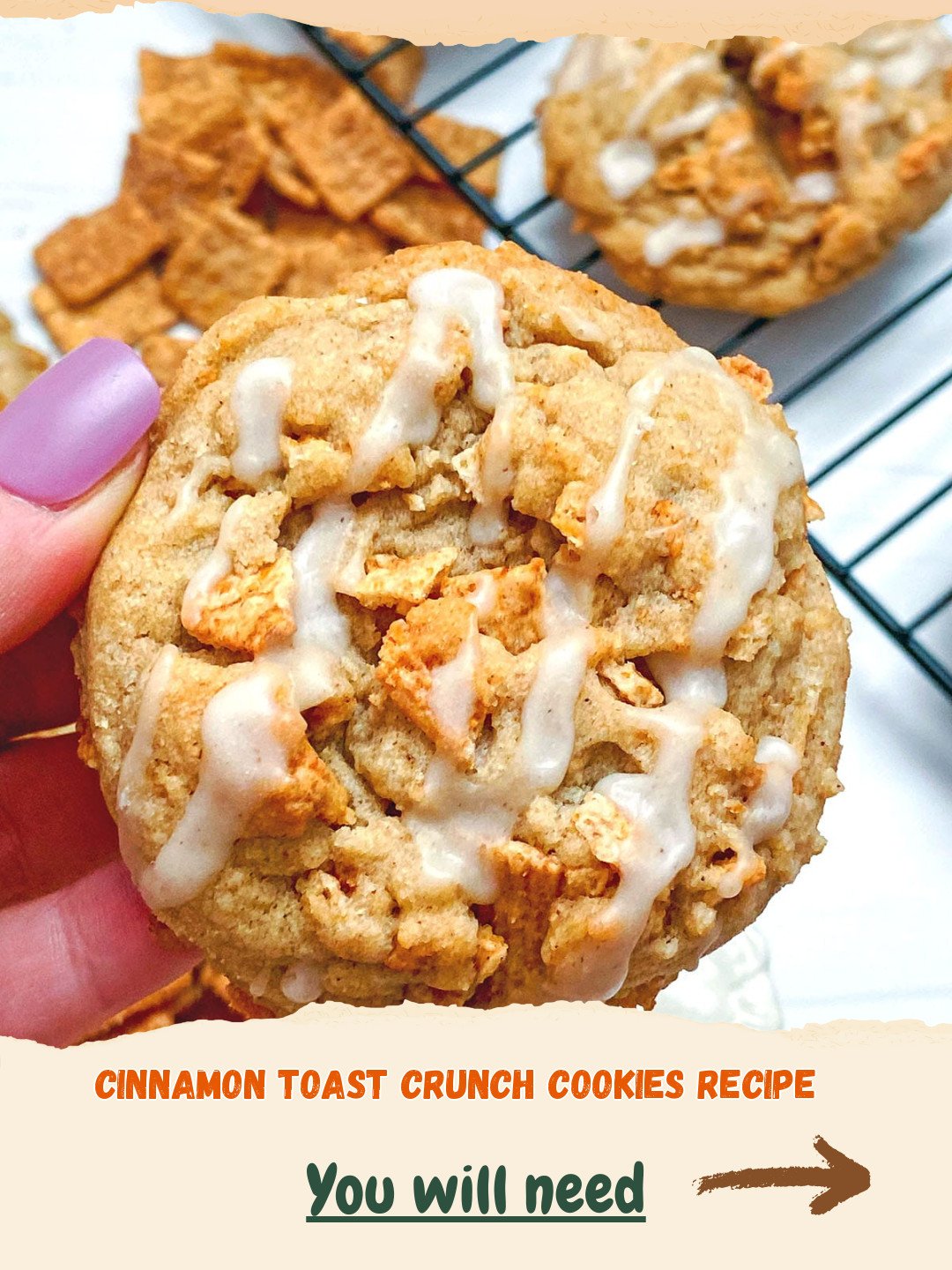 The Ultimate Cinnamon Toast Crunch Cookies: A Nostalgic Treat! 2 Cinnamon Toast Crunch Cookies Preparation