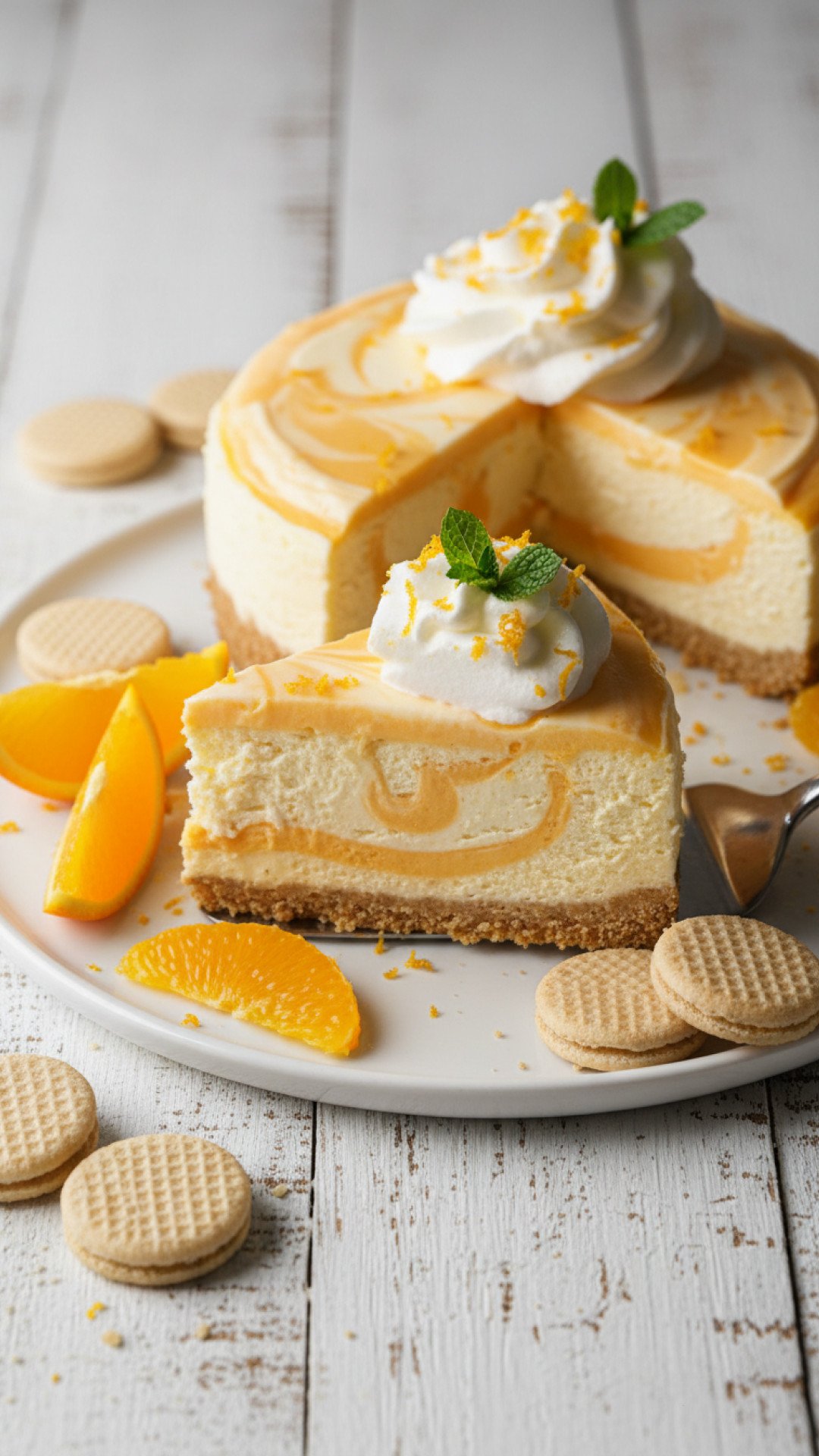 The Dreamiest Orange Cream Cheesecake Recipe Ever 4 Classic Orange Cream Cheesecake Preparation