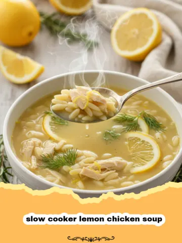 Hearty & Zesty Slow Cooker Lemon Chicken Soup: Your Ultimate Comfort Bowl