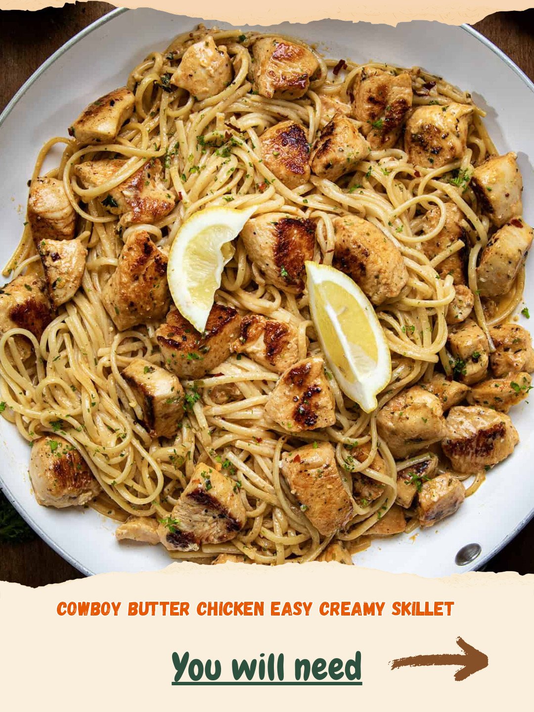 Cowboy Butter Chicken Skillet Preparation