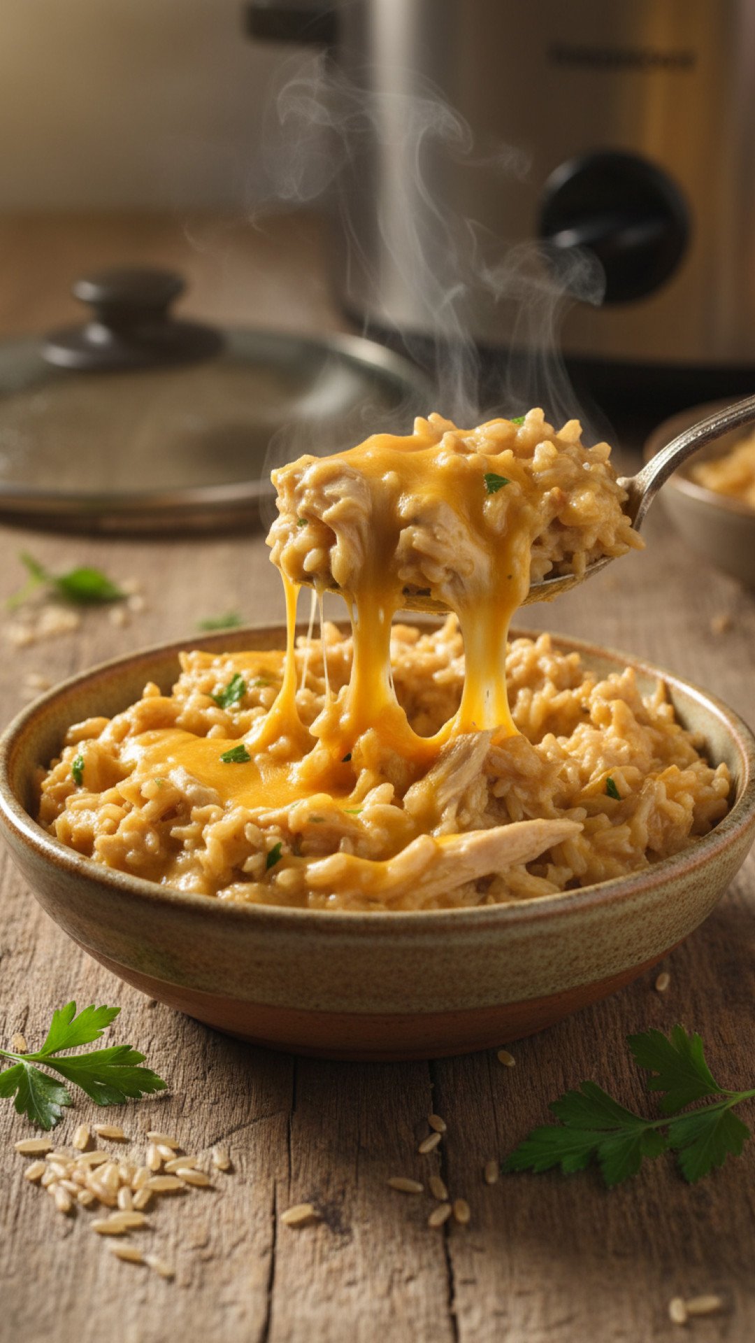 Easy Crockpot Meals for Kids: Creamy Chicken and Rice 4 Creamy Crockpot Chicken and Rice for Kids Preparation