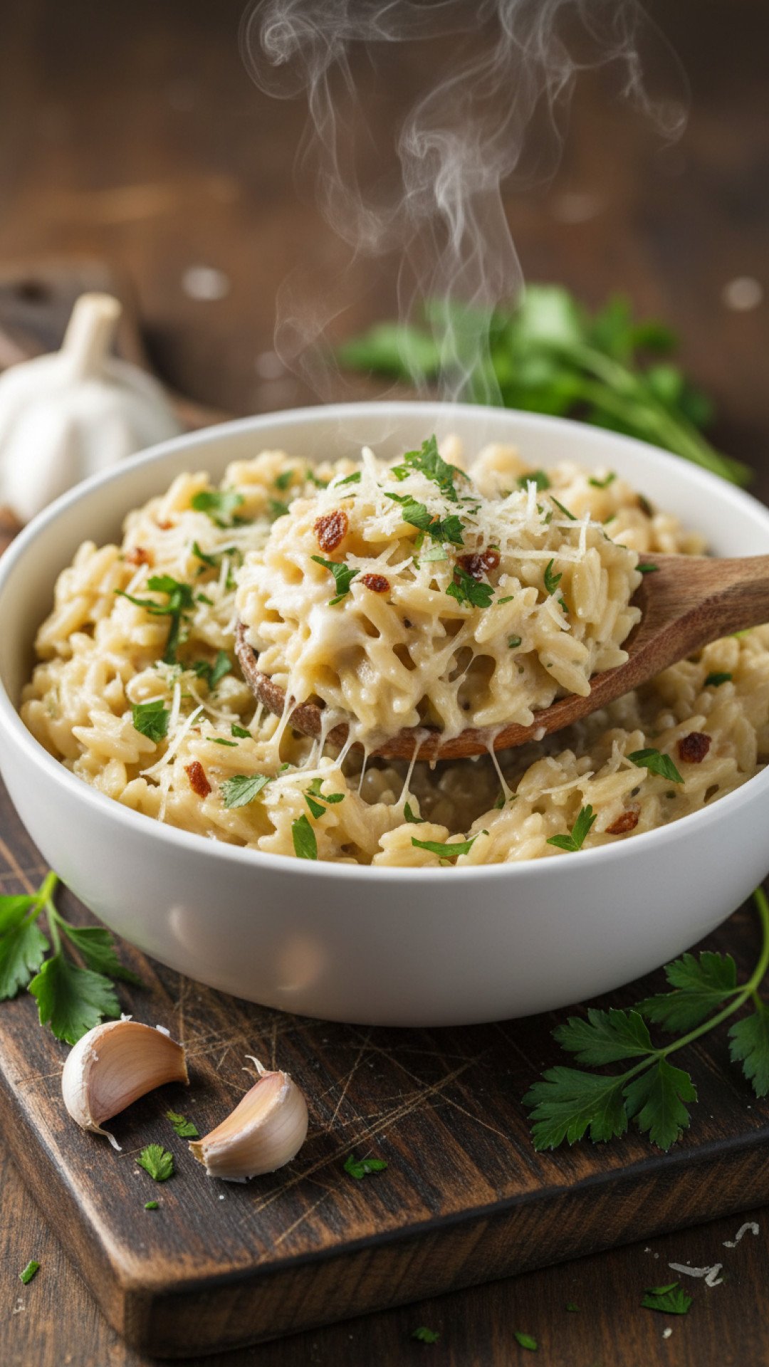 Garlic Parmesan Orzo: Your New Favorite Weeknight Side Dish 4 Creamy Garlic Parmesan Orzo Preparation