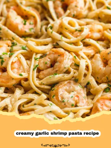 The Ultimate Weeknight Creamy Garlic Shrimp Pasta