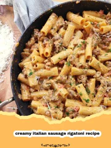 The Ultimate Creamy Italian Sausage Rigatoni: A Comfort Food Dream!
