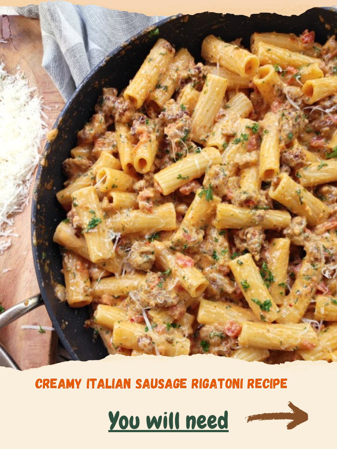 The Ultimate Creamy Italian Sausage Rigatoni: A Comfort Food Dream! 4 Creamy Italian Sausage Rigatoni Preparation