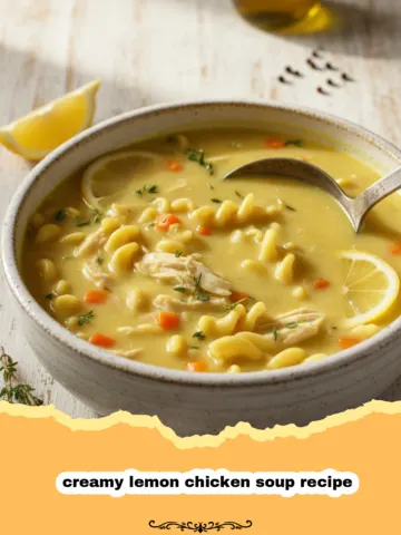 Creamy Lemon Chicken Soup Recipe: The Ultimate Comfort Food