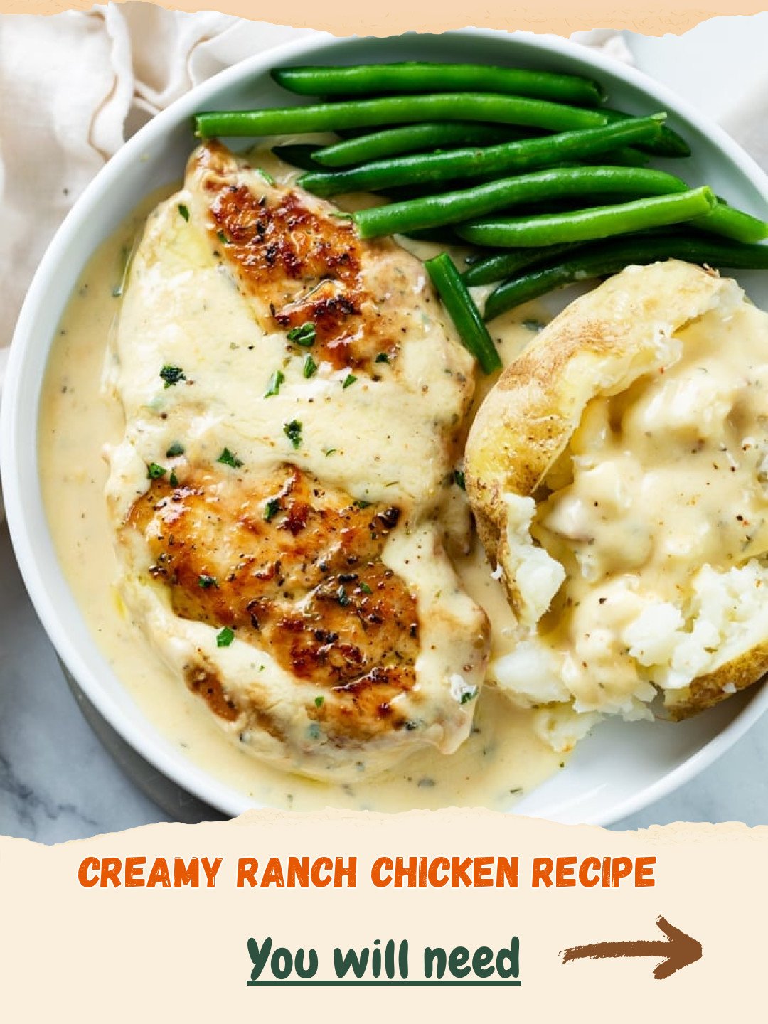 Creamy Ranch Chicken Preparation