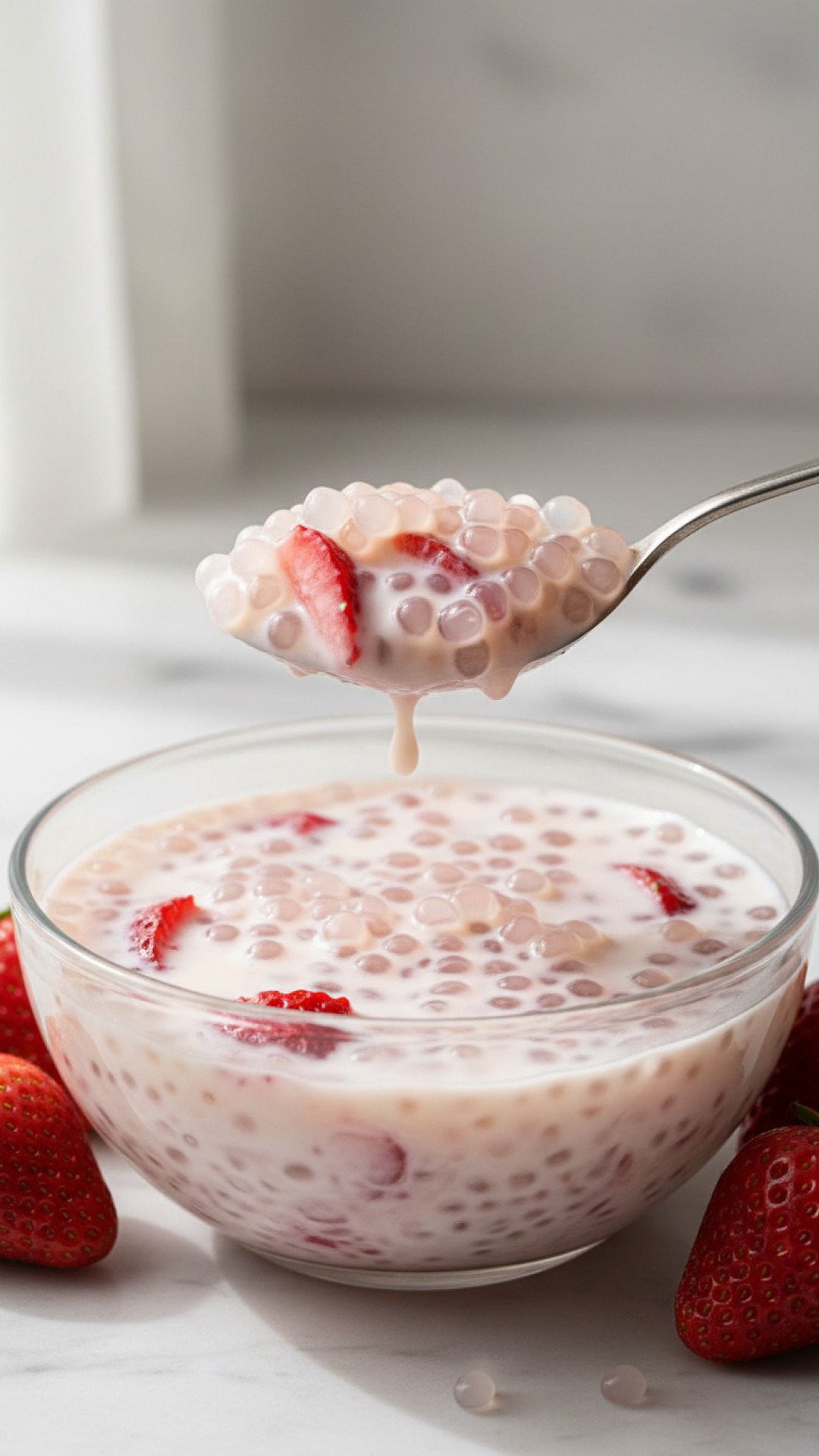 Creamy Strawberry Sago Dessert: A Refreshing Summer Delight 4 Creamy Strawberry Sago Dessert Preparation