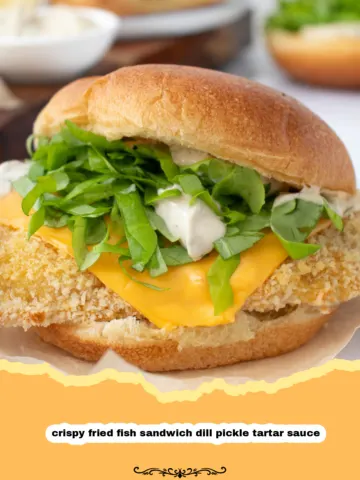 The Ultimate Crispy Fried Fish Sandwich with Homemade Dill Pickle Tartar Sauce 11 The Ultimate Crispy Fried Fish Sandwich with Homemade Dill Pickle Tartar Sauce
