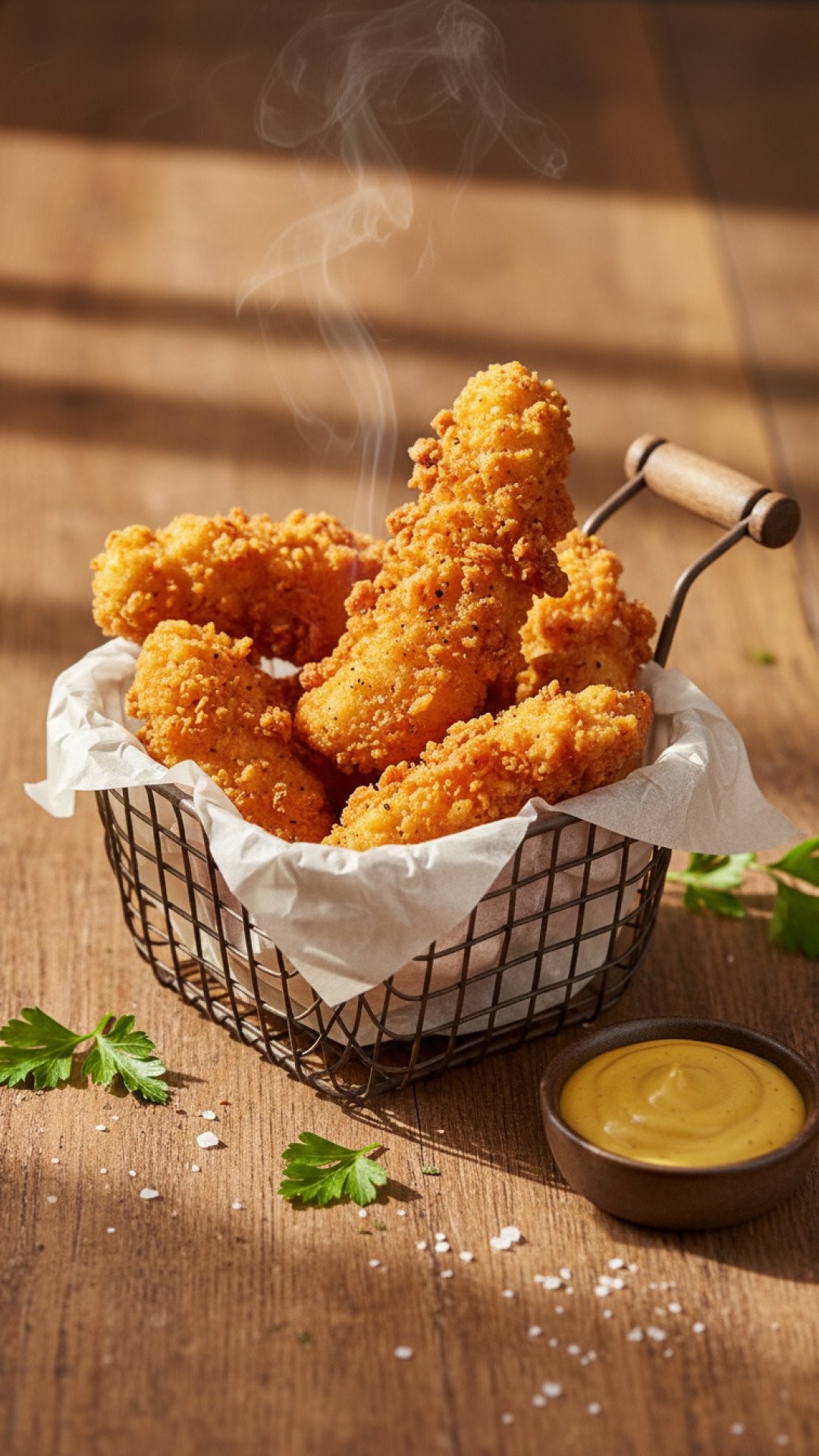 Crispy Homemade Chicken Tenders Preparation