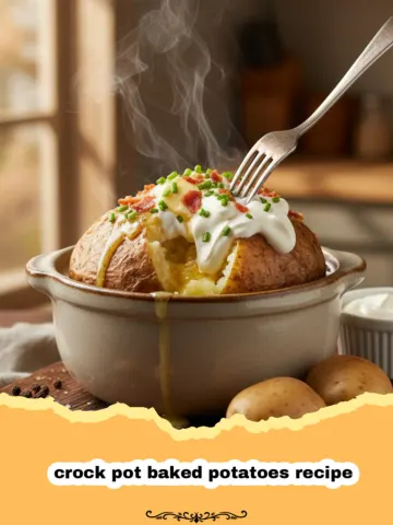The Ultimate Easy Crock Pot Baked Potatoes Recipe