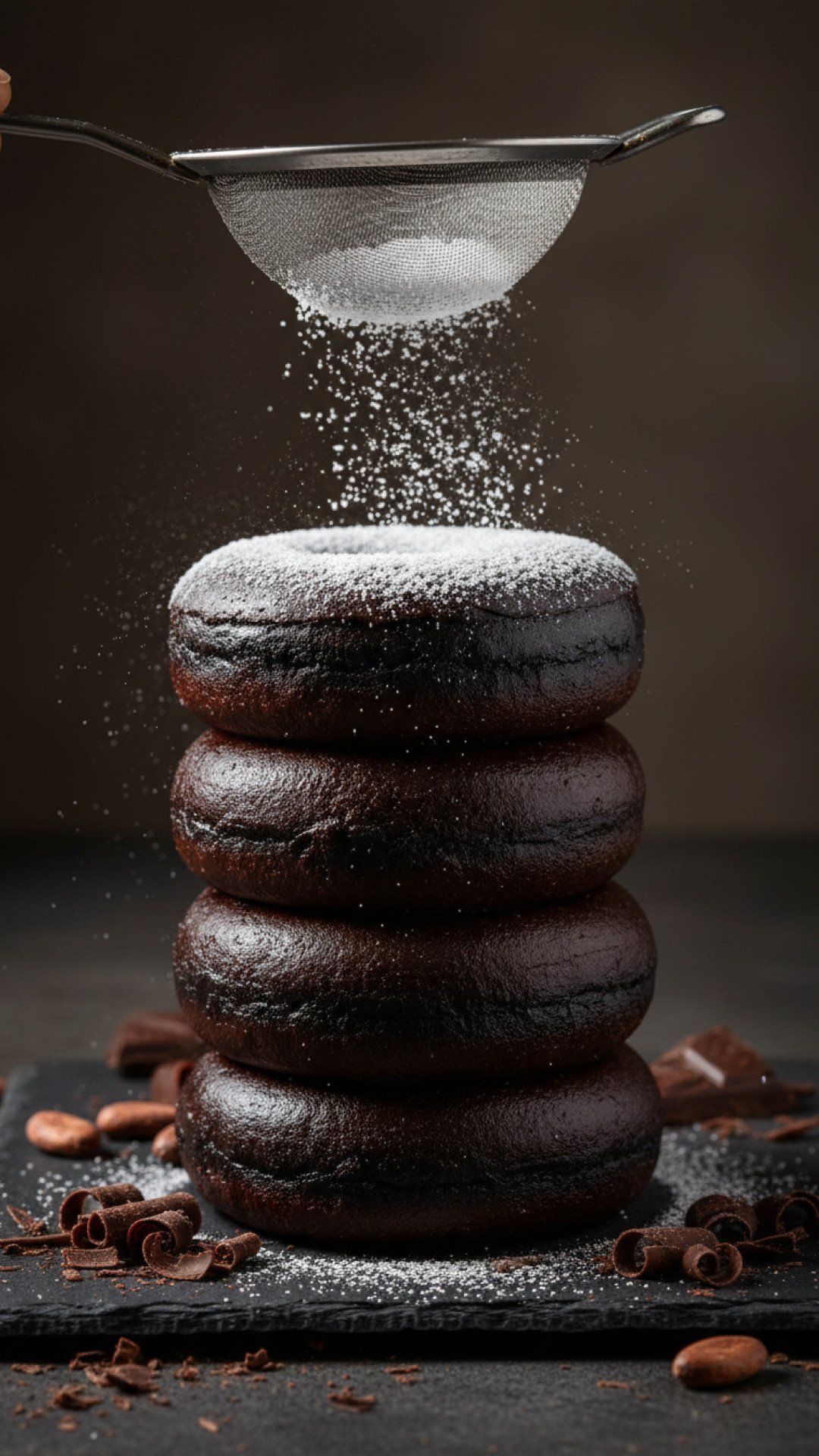 Dark Magic Donuts Preparation