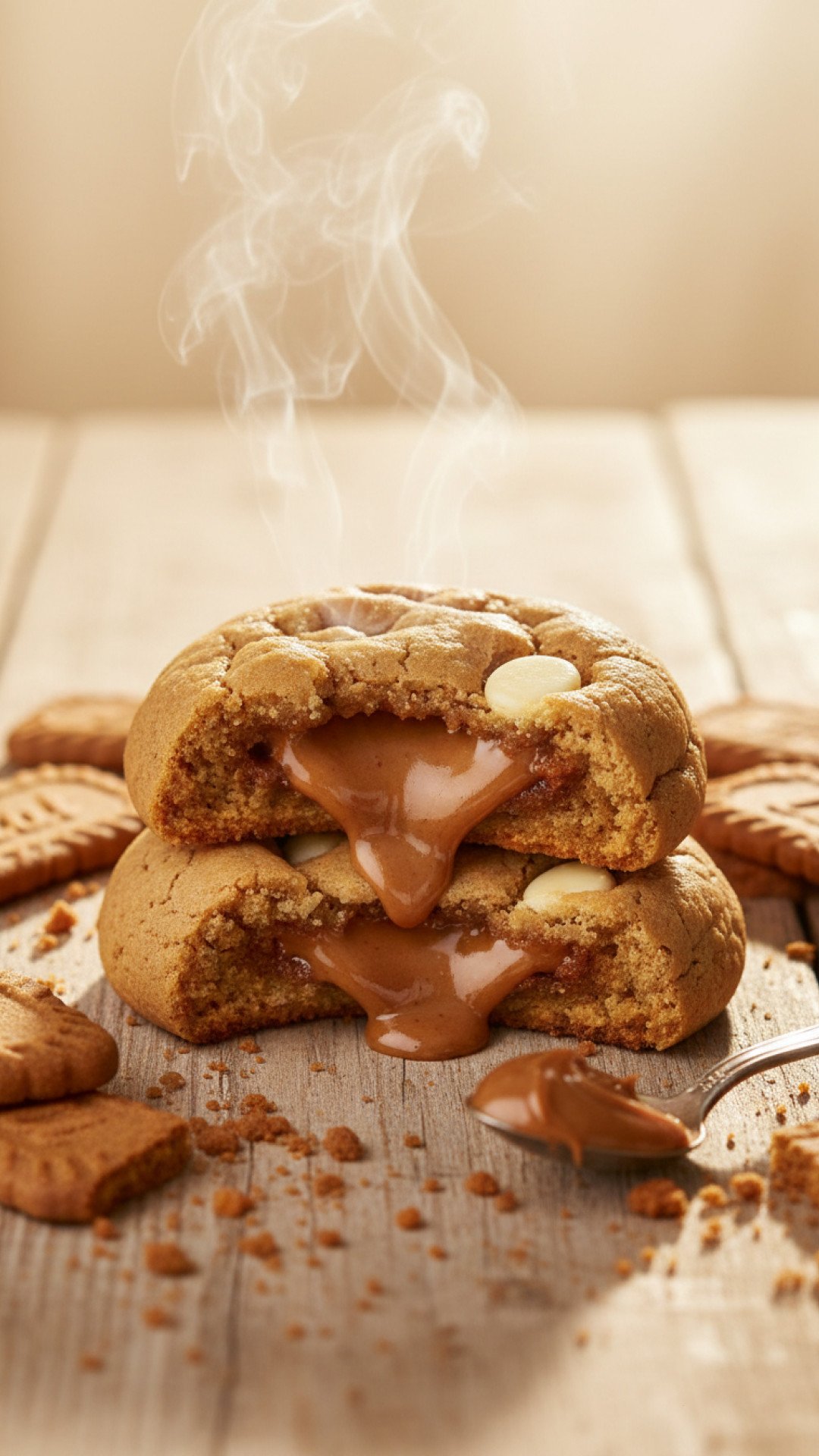 Decadent Biscoff Stuffed Cookies Preparation