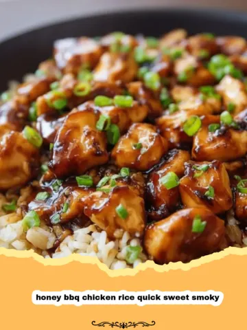Honey BBQ Chicken & Rice: The Ultimate Quick, Sweet, and Smoky Weeknight Meal!
