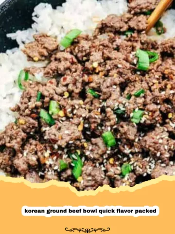 The Ultimate Korean Ground Beef Bowl: Quick, Flavor-Packed, and Your New Weeknight Hero! 18 The Ultimate Korean Ground Beef Bowl: Quick, Flavor-Packed, and Your New Weeknight Hero!