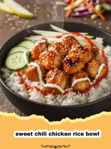 The Best Homemade Sweet Chili Chicken Rice Bowl for Busy Nights