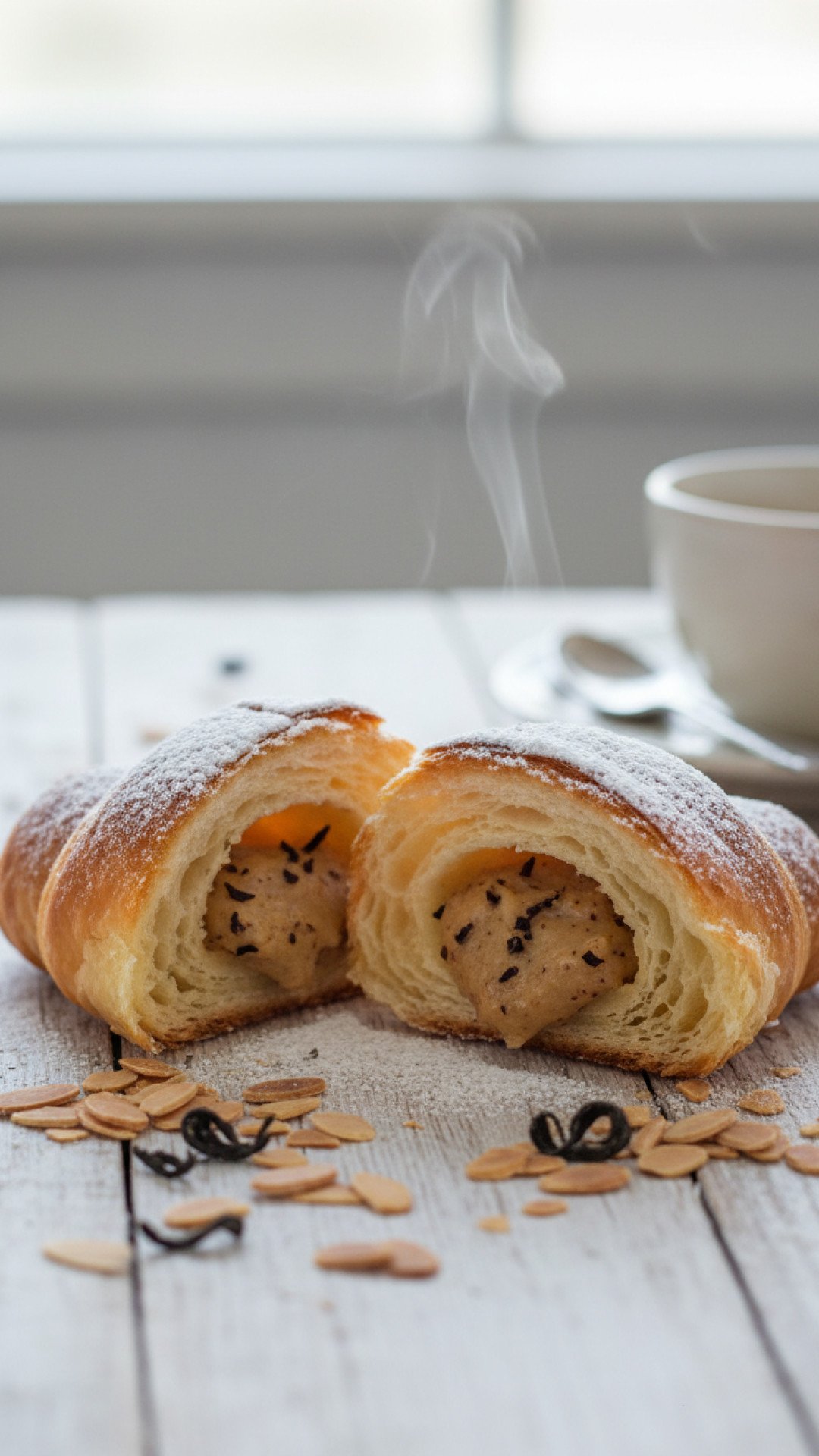 Earl Grey Almond Croissant Preparation
