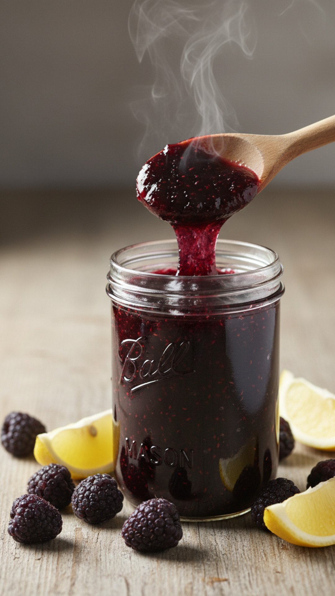 Easy Black Raspberry Jam Preparation