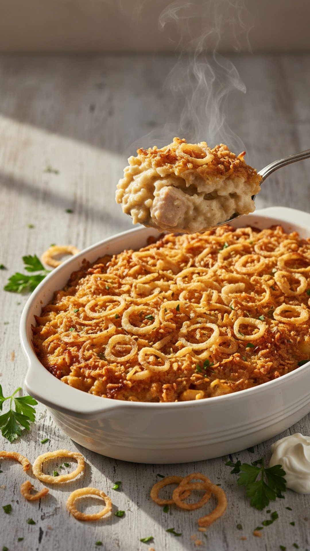 Easy Chicken Rice A Roni Casserole Preparation