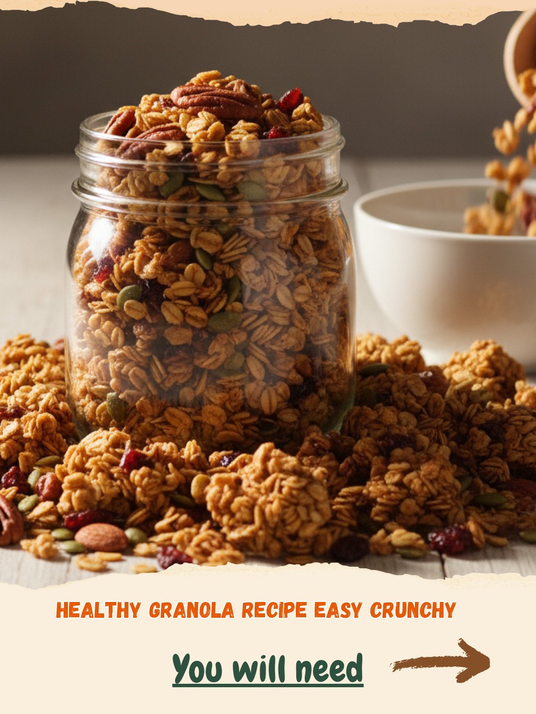 Easy Crunchy Healthy Granola Preparation