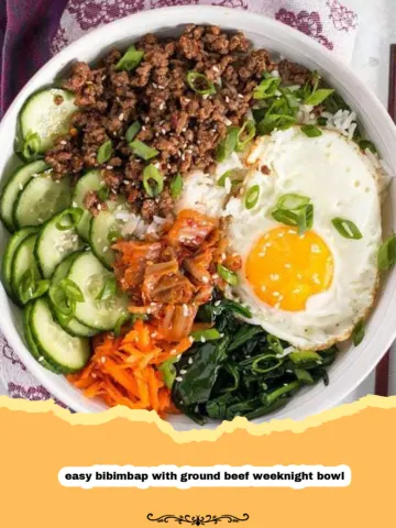 The Ultimate Easy Bibimbap with Ground Beef: Your Go-To Weeknight Bowl! 17 The Ultimate Easy Bibimbap with Ground Beef: Your Go-To Weeknight Bowl!