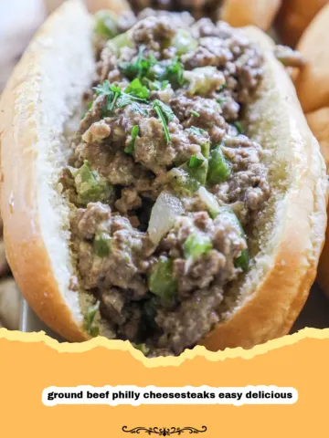 The Ultimate Ground Beef Philly Cheesesteaks: Easy, Delicious, and Weeknight Ready! 14 The Ultimate Ground Beef Philly Cheesesteaks: Easy, Delicious, and Weeknight Ready!