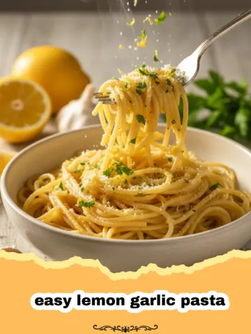 Simple and Zesty: The Best Easy Lemon Garlic Pasta