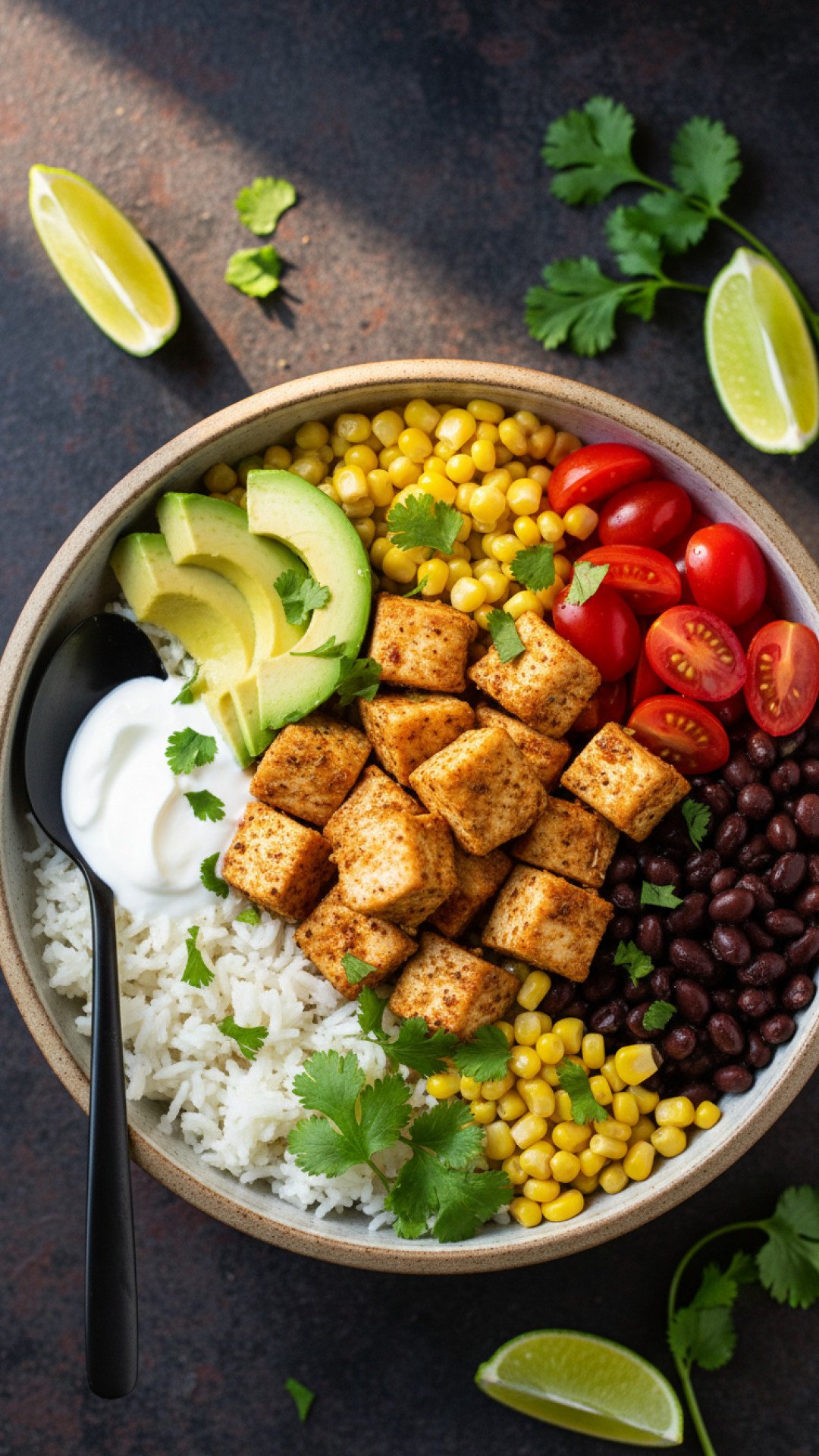 Easy Lunch Meal Prep Chicken Burrito Bowls Preparation