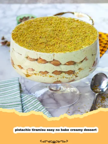 The Most Divine Pistachio Tiramisu: An Easy No-Bake Creamy Dream