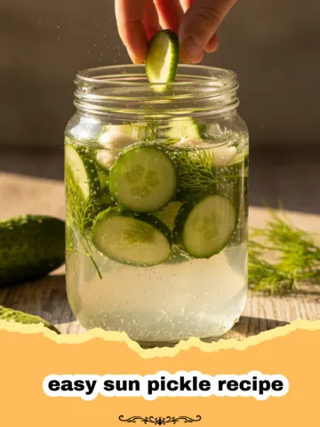 Homemade Sun Pickles: The Ultimate Summer Tradition