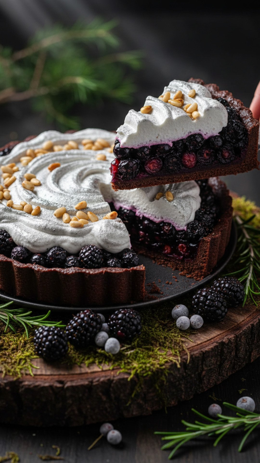 Enchanted Forest Berry Tart Preparation