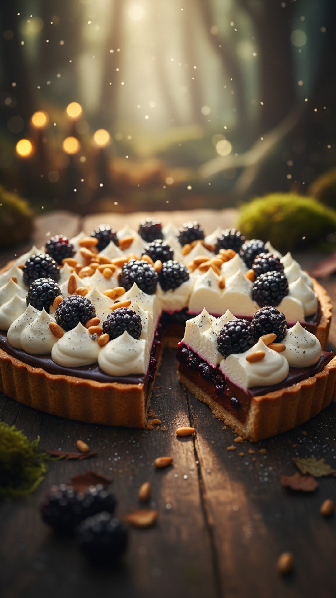 Enchanted Forest Berry Tart Preparation