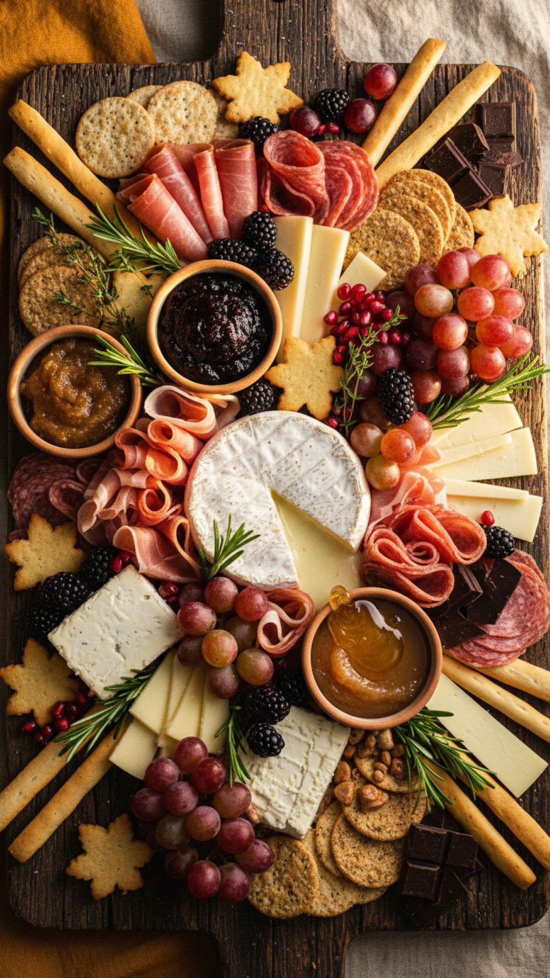Epic Fall Charcuterie Board Preparation